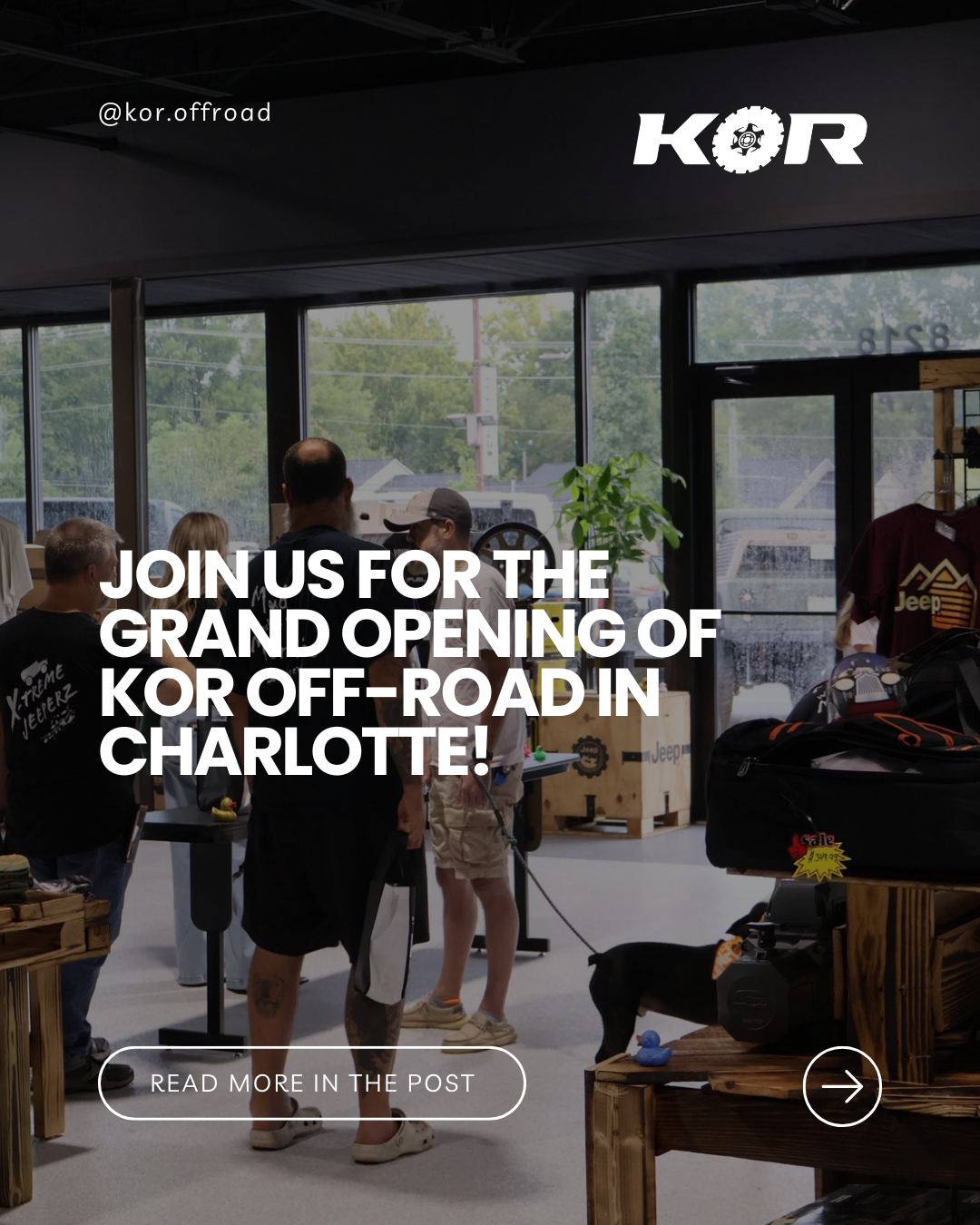 Join Us for the Grand Opening of KOR Off-Road in Charlotte!